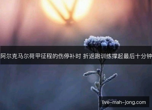 阿尔克马尔荷甲征程的伤停补时 折返跑训练撑起最后十分钟